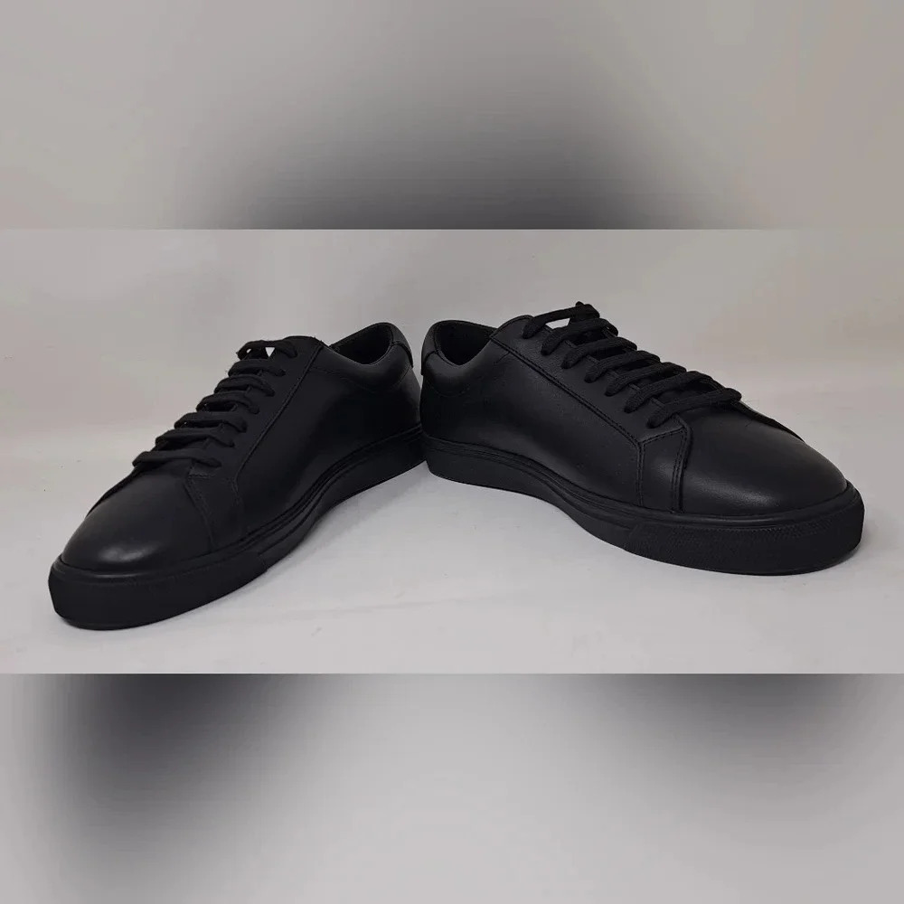 NWT Saint Laurent Andy Sneakers Shoes Low Top Black Leather Lace-Up 39 EU 9 US - Picture 15 of 16